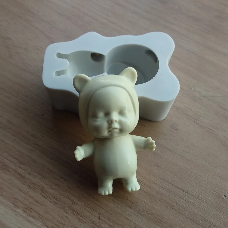 Новая 3D детская силиконовая форма стандартная для украшения торта сна детской