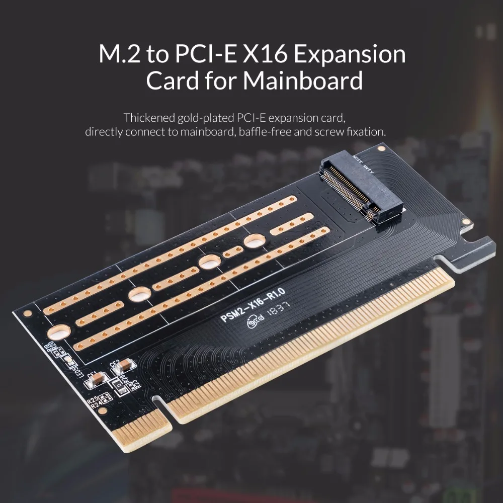 Карта расширения ORICO M.2 NVME к PCI-E 3 0 X16 для материнской платы PCI-e Gen3 поддержка канала