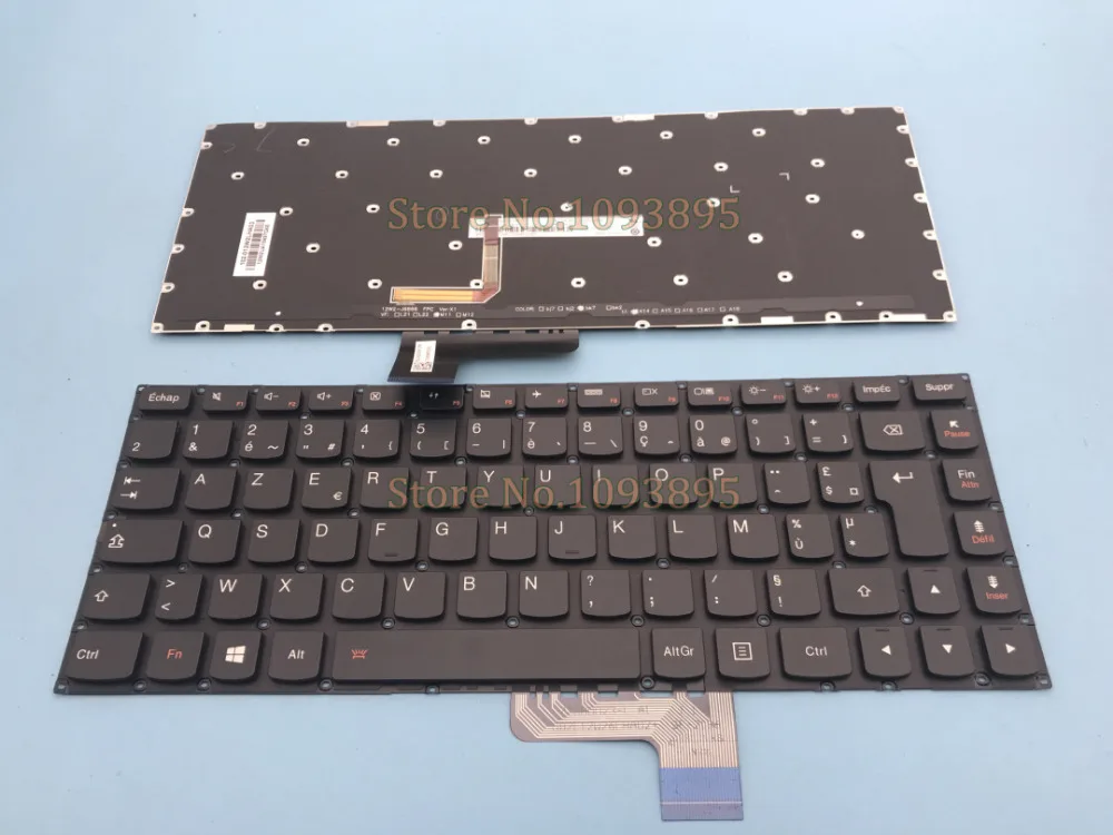 Новая Французская клавиатура Azerty для Lenovo Ideapad Yoga 700 14ISK Тип 80QD с
