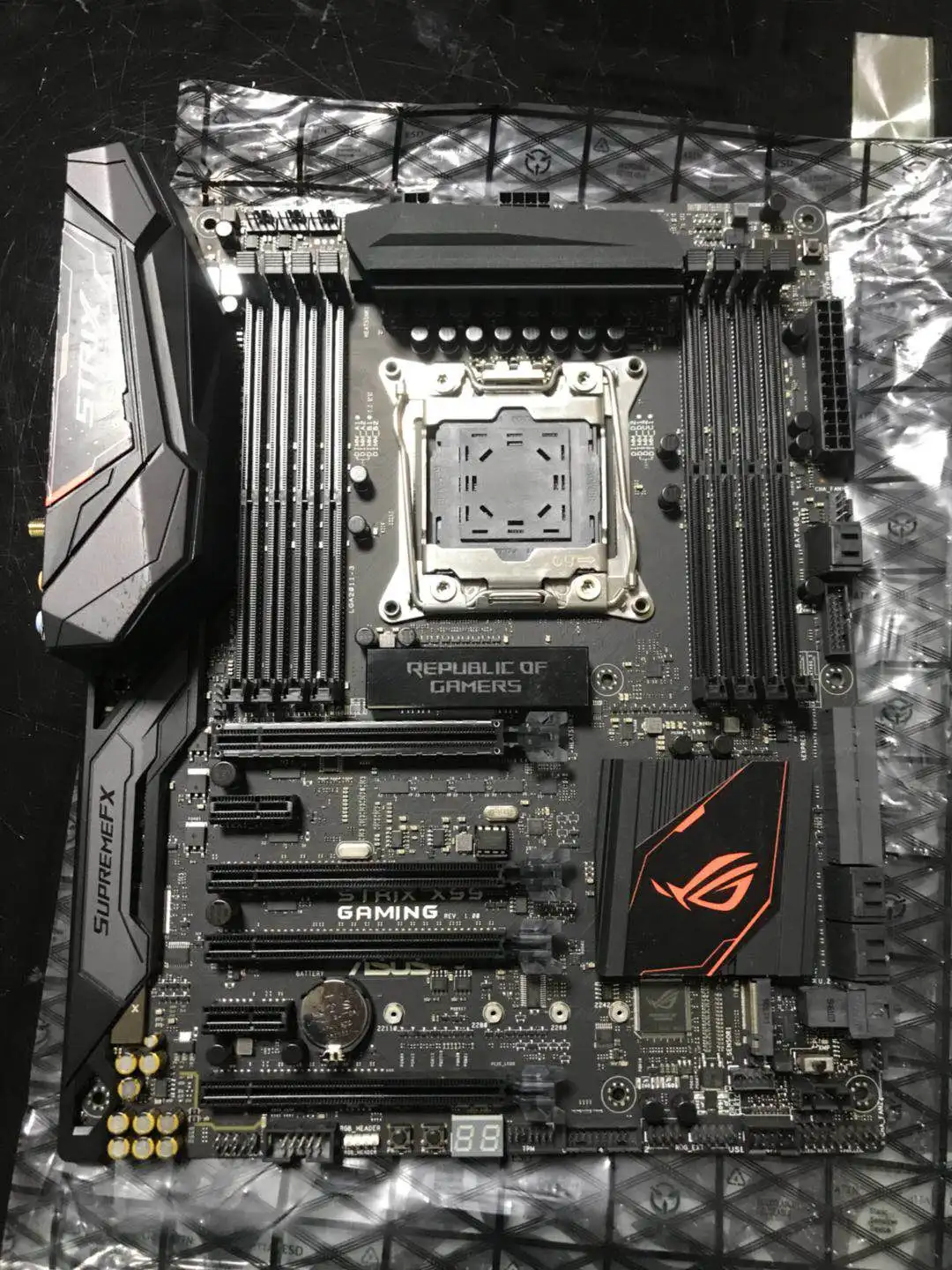 Asus ROG strix X99 настольных игр материнской разъем LGA 2011-v3 i7 X DDR4 128G ATX UEFI BIOS оригинальный