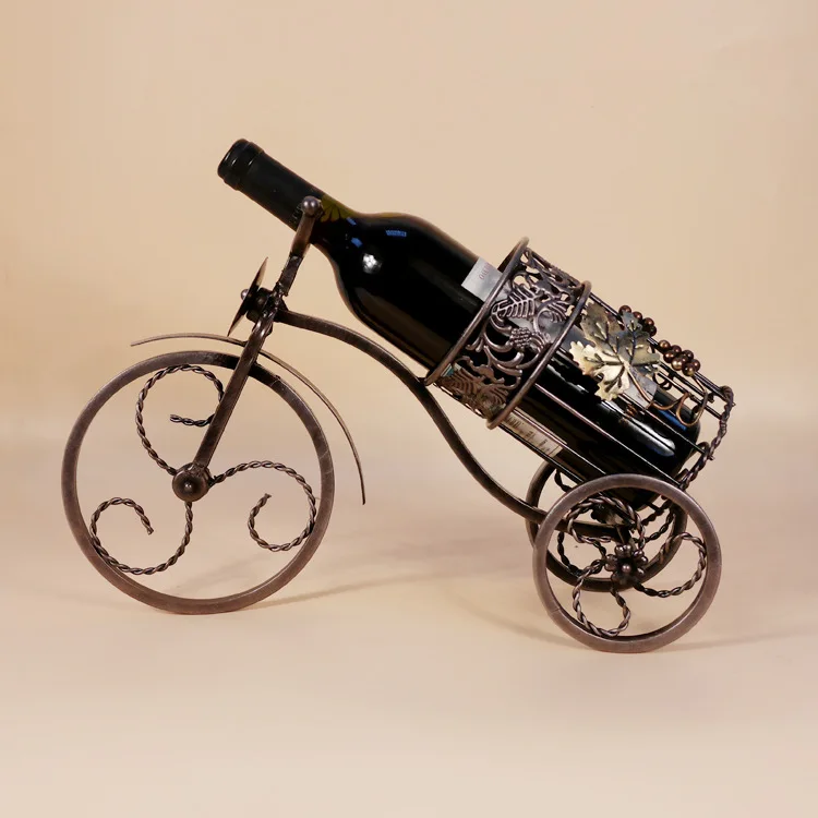 1 шт. Высококачественная винтажная стойка для вина Европейский трехколесный