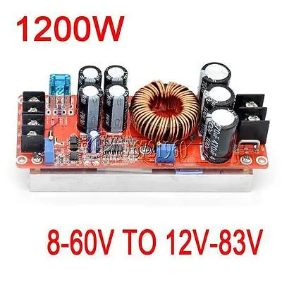 Converter преобразователь 20A 1200 Вт понижающий импульсный регулятор модуль 8 60 В до 12 83