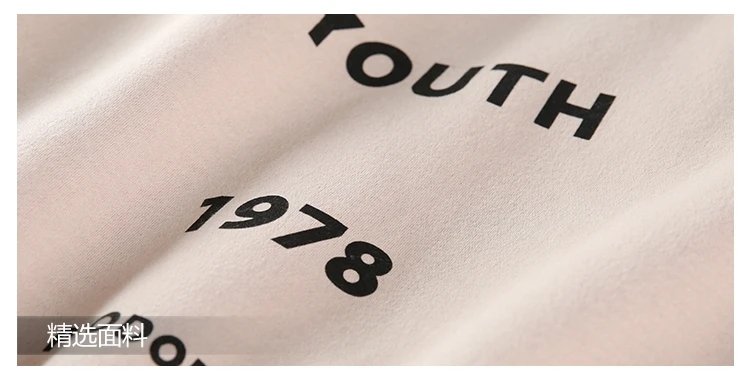 

2019 new women's autumn winter plus velvet thickening long section Korean students loose long-sleeved hooded letter top A41