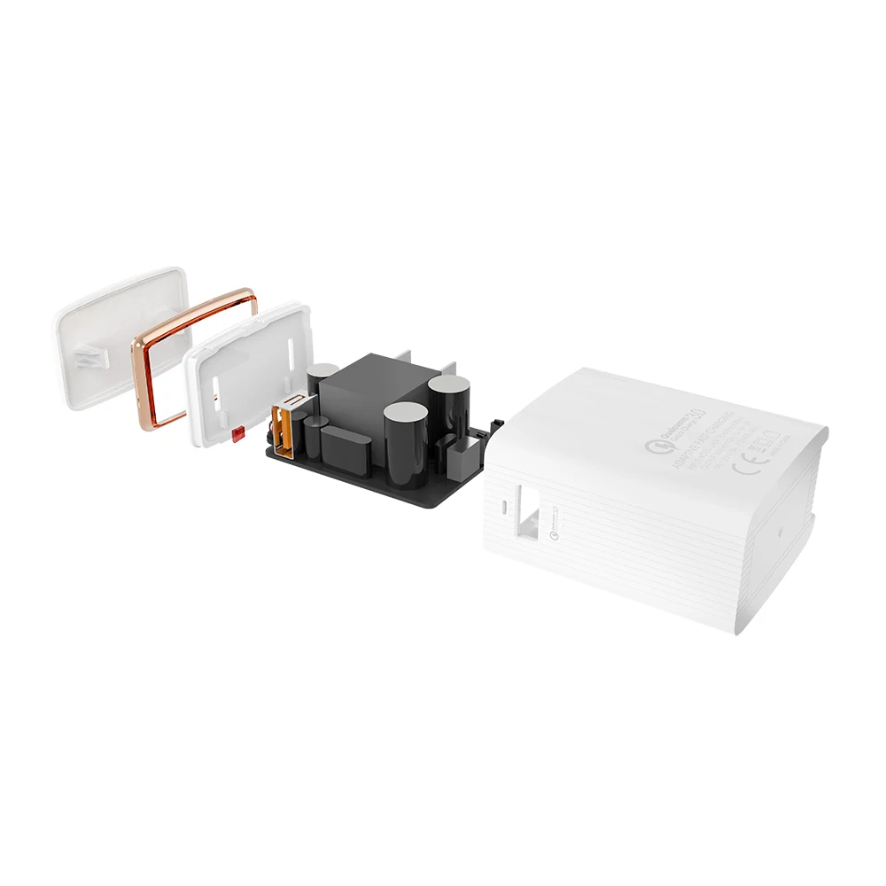 LDNIO Быстрая зарядка 3 0 зарядное устройство для мобильного телефона 1 USB порт ЕС