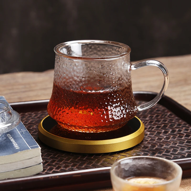 

Portable Smart Touch Heating Insulation Base Glass Teapot Heater Coffee Milk Juice Warmer Holder Office Water Cup Thermostat New