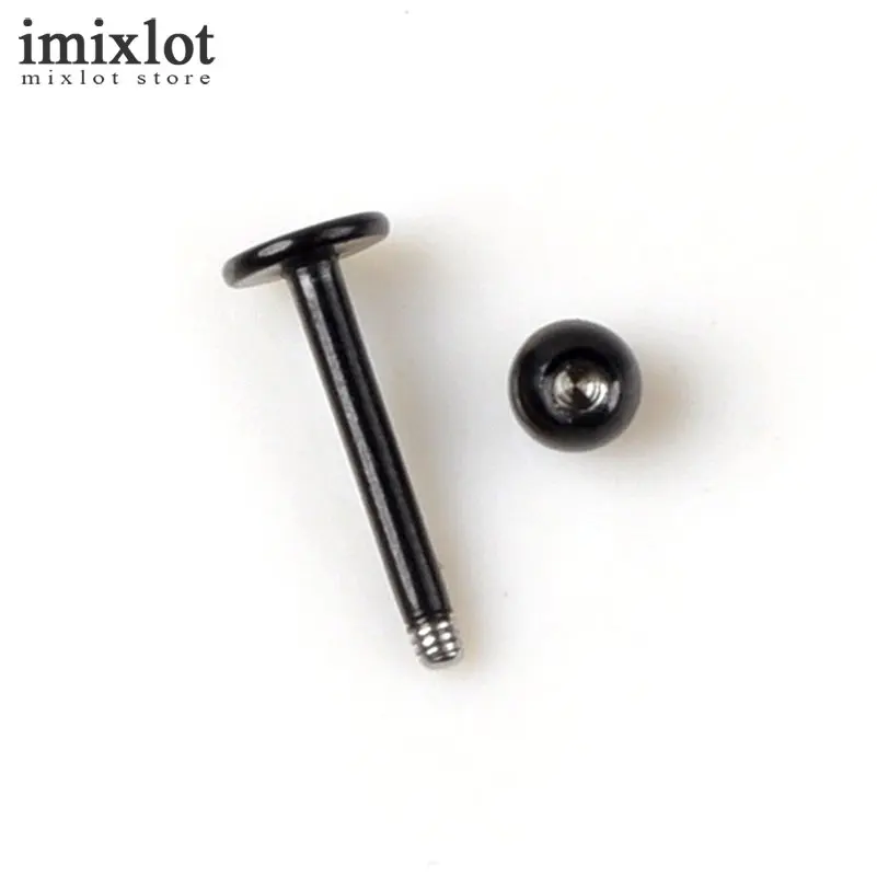 Imixlot 10 шт./лот хирургическая сталь титановая анодированная губная серьга кольцо