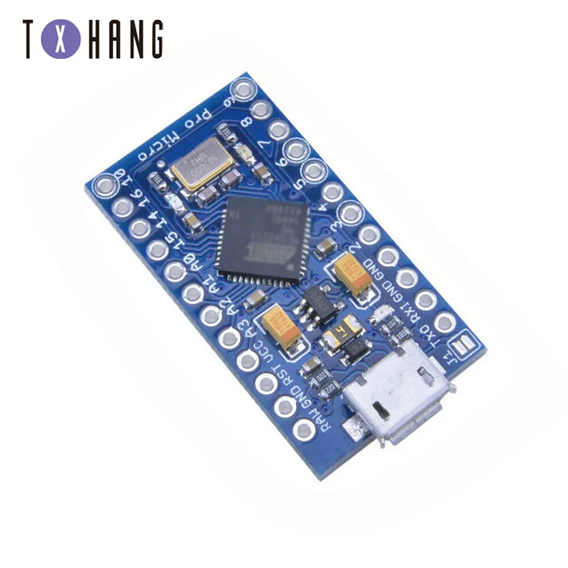 Сменный ATmega32U4 Pro Micro 5 в 16 МГц для Arduino Mini с 2-рядным контактным разъемом Leonardo Usb