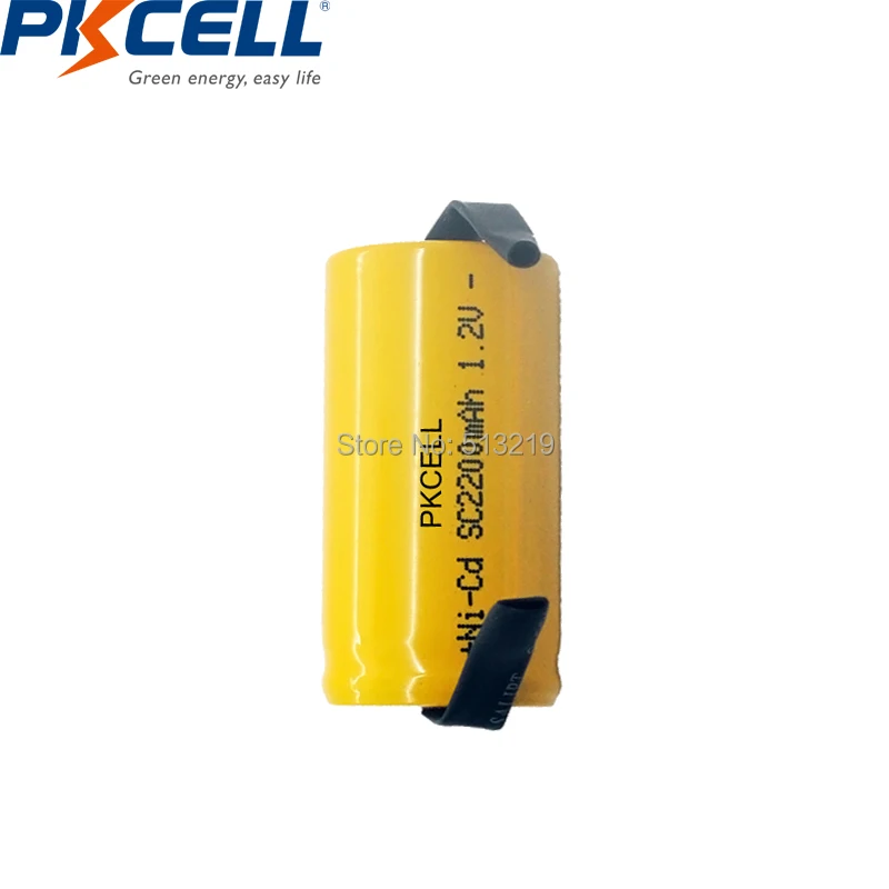 Аккумуляторная батарея PKCELL 5 шт. 1 2 В nicd sc 2200 мА/ч sub c электроинструмент плоский