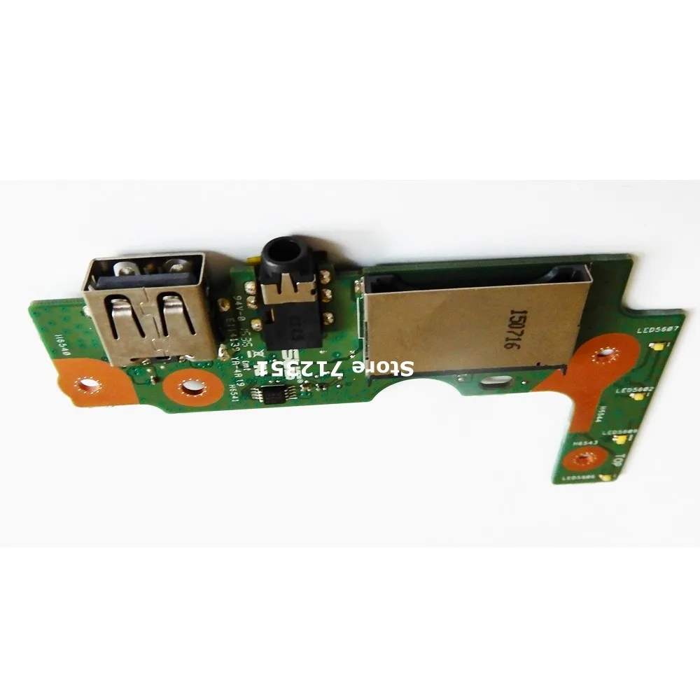 X556UJ для ASUS X556U X556UJQ X556UB X556UA X555UV FL5900 LF5800 ноутбук аудио USB2.0 IO Плата интерфейс гнездо