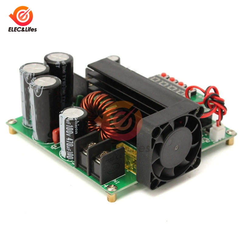 Высокая мощность BST900W 8-60 В до 10-120 В DC/DC Светодиодный преобразователь с цифровым управлением повышающий преобразователь напряжения трансформатор модуль регулятор