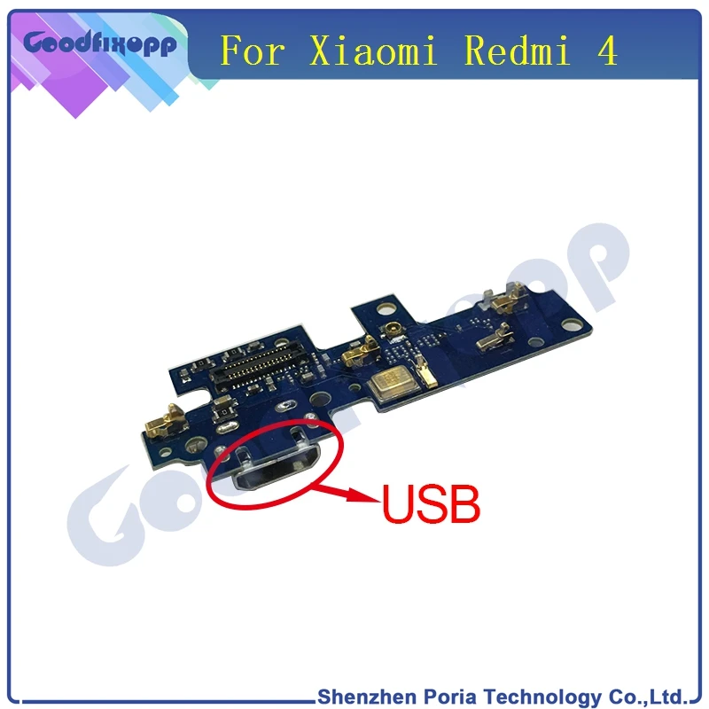 Гибкий кабель для телефона Xiaomi Redmi 4 Micro USB зарядное устройство Порт док станция