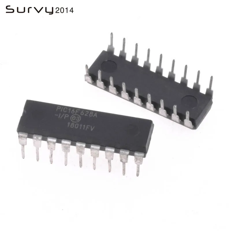 5 шт PIC16F628A-I/P DIP-18 PIC16F628A PIC16F628 16F628 на основе вспышки 8-битные микроконтроллеры CMOS |