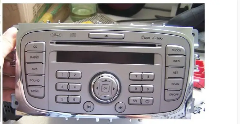 USB/AUX интерфейс s слот вилка кнопка+ интерфейс с мини USB флэш-накопитель кабель адаптер для Ford Focus MK2 09-11 CD Радио