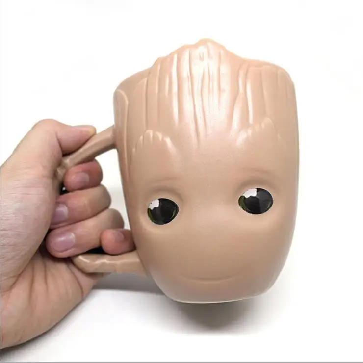 Креативные кофейные кружки Грут стражи Галактики керамические офисные чашки