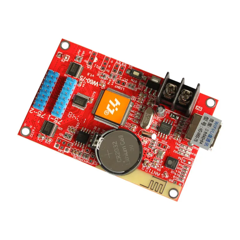 HD W60 75 асинхронный 320W * 32H пикселей 2 HUB75 цветная (RGB) один двухцветный светодиодный
