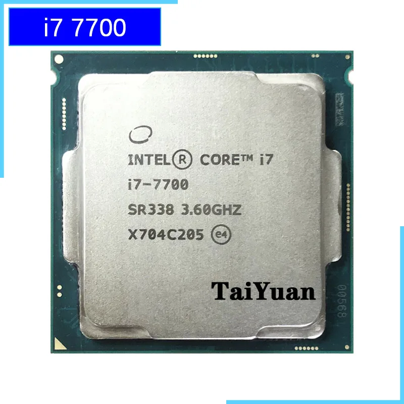 Процессор Intel Core i7-7700 i7 7700 3 6 ГГц четырехъядерный 8 потоков Кэш-память Мб 65 Вт тип