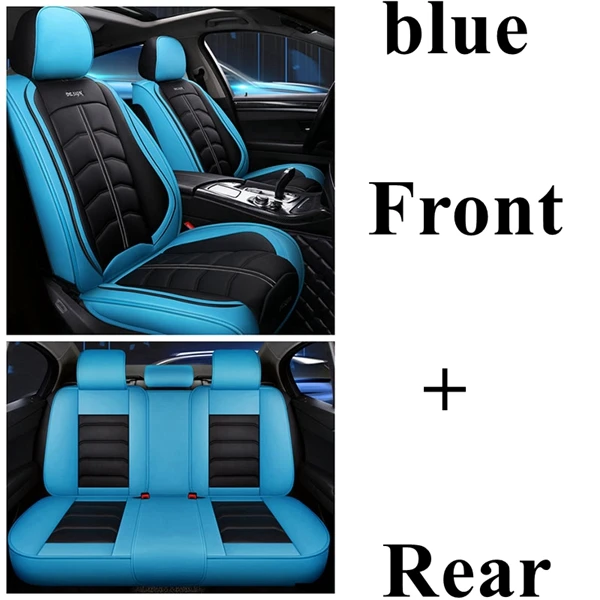 blue standard Автомобильные чехлы на сиденья для Audi a1 a3 a4 a5 a6 a7 a8 a4L a6L q2 q3 q5 q7 a4 b8 a4 b6 a3 8p a4 b7 a6 c6 Alfa Romeo 159 Lada granta Веста - Название цвета: blue standard