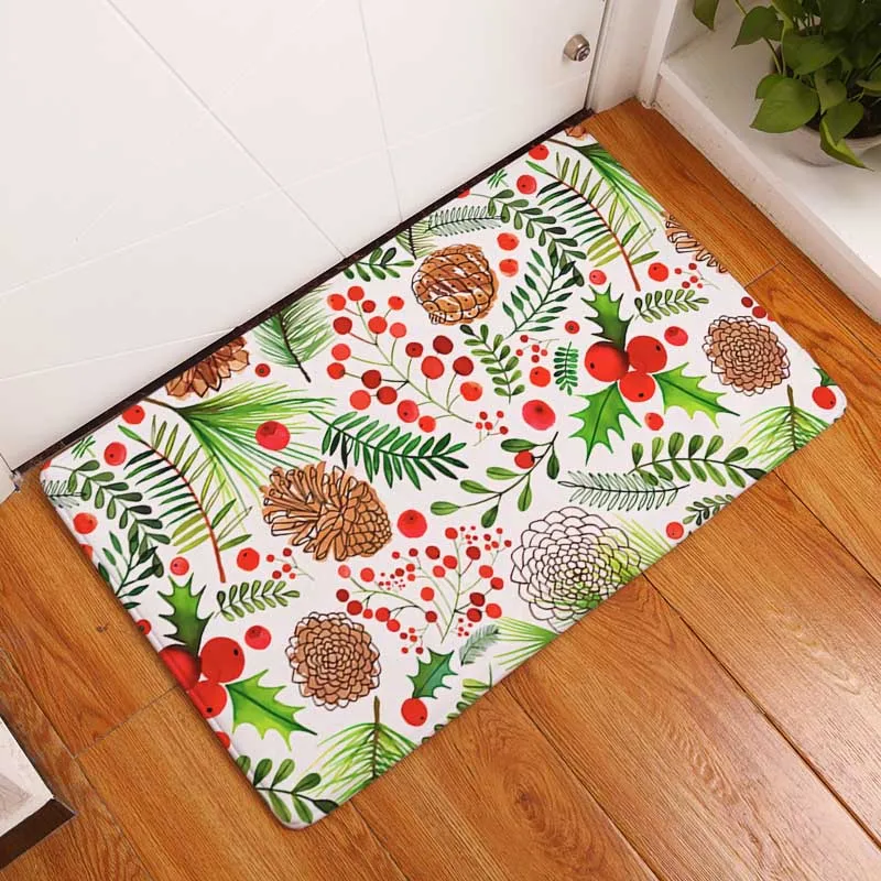 Monily Противоскользящий Водонепроницаемый дверной коврик ананас растение