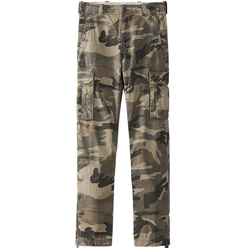 Для мужчин армейские камуфляжные брюки для девочек снаружи Camo штаны карго