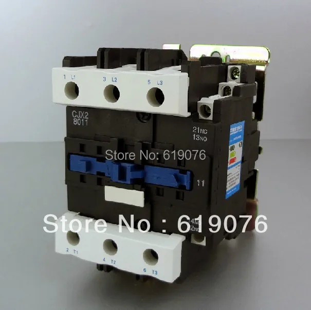 CJX2 8011 двигатель реле стартера контактор переменного тока 220V 380V 50A Напряжение