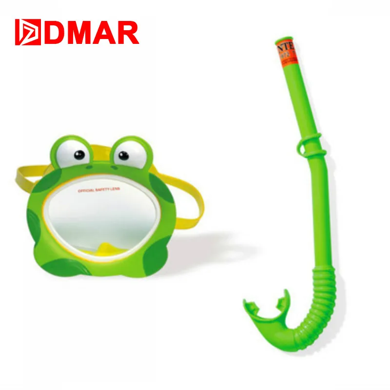 Детская незапотевающая Складная маска для подводного плавания DMAR Frog|Маски