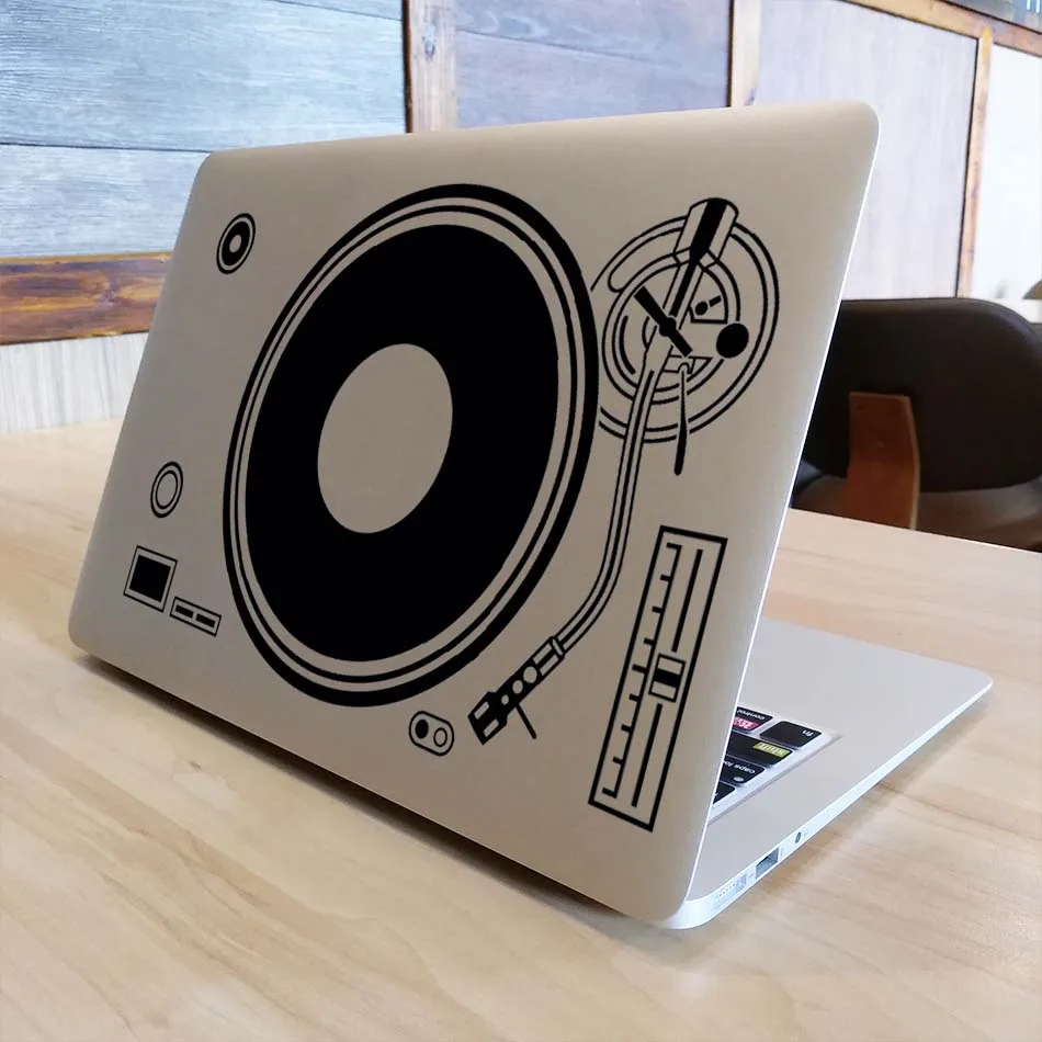 DJ Technics Deck проигрыватель ноутбука наклейка для Apple Macbook Наклейка Air Pro retina 1" 12" 1" 15 компьютер Mi Ноутбук наклейка
