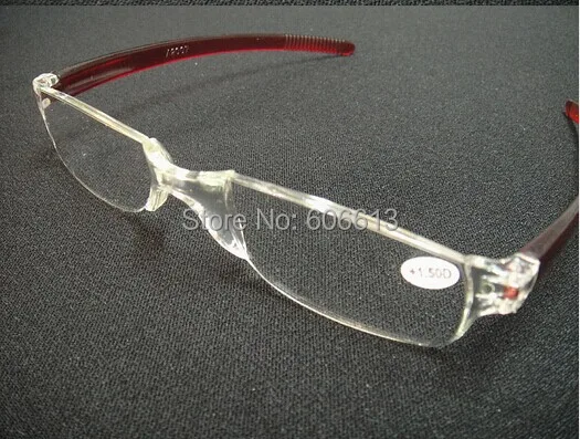 Непрозрачные пластиковые очки для чтения в ярких цветах, неразбиваемые, универсальные, прозрачные, оптовая продажа, 24 шт. / лот, бесплатная доставка