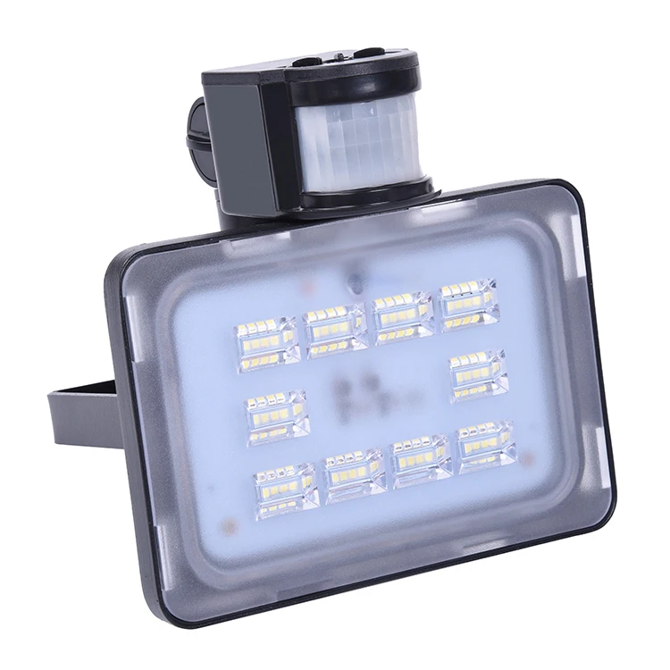20 Вт светодиодный прожектор Солнечный с PIR датчиком движения SMD 5730 DC12V 24V 2400LM 6000 K 6500