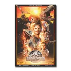 Художественный шелковый или холщовый принт Мир Юрского периода, опущенное Королевство, популярный кинопостер для украшения комнаты-004