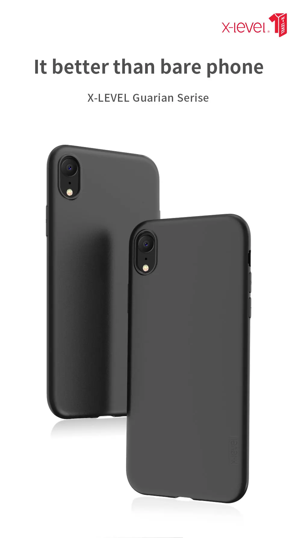 X-Level для iPhone X XS XR Чехол Мягкий ТПУ силиконовый ультра тонкий мягкий сенсорный защитный чехол для iPhone XS Max