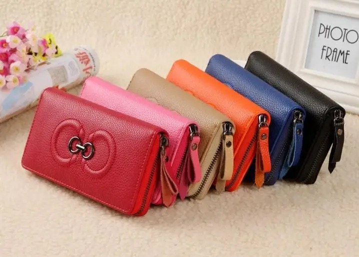 The new 2015 han edition long embossed wallet Summer stalls selling fashion single zip hand bag|wallet envelope|bag in box winebag |