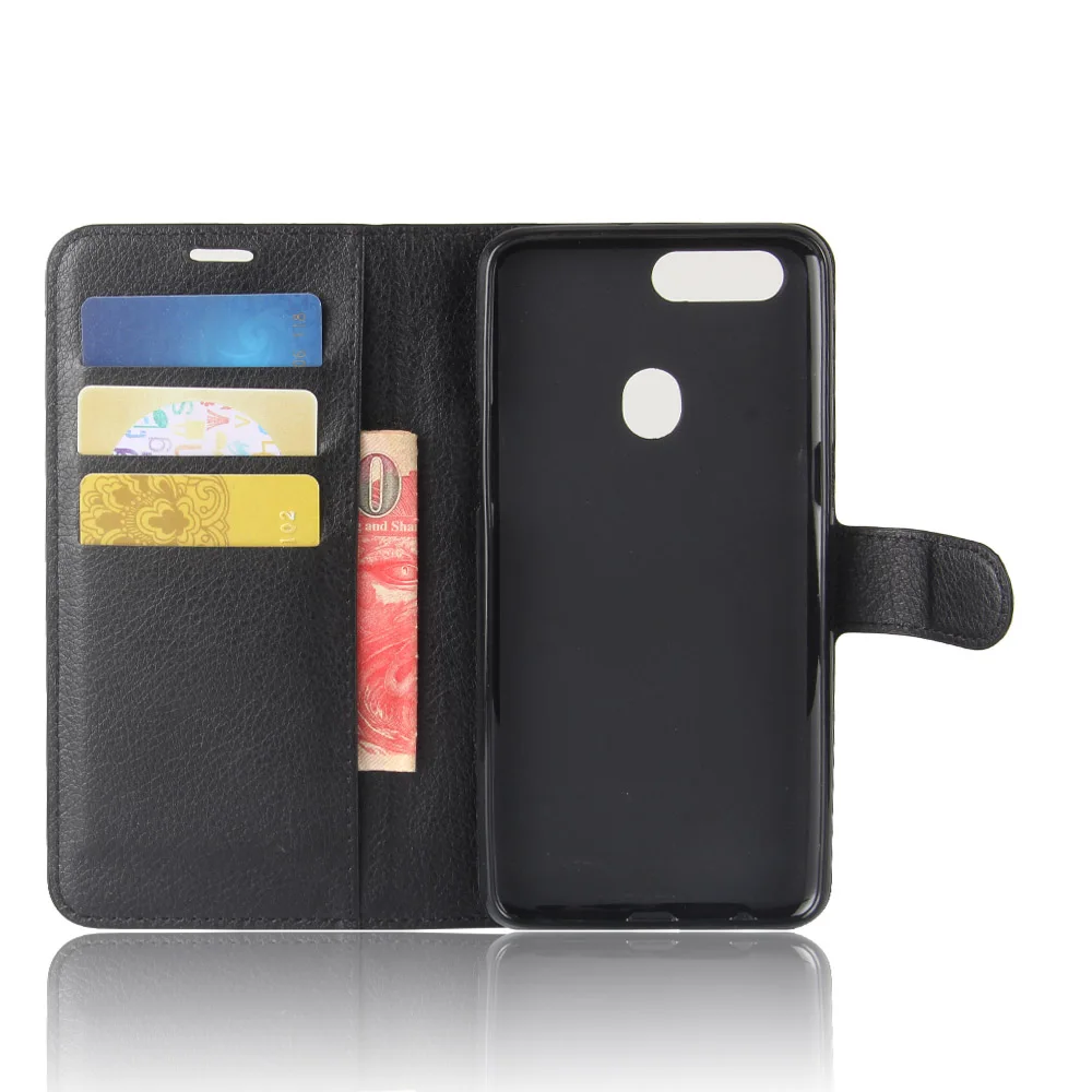 Чехол для телефона OPPO R11 R11S Plus откидная Обложка на заднюю панель из искусственной