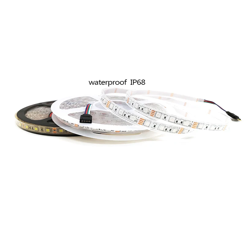 Waterproof IP68 12 В RGB Светодиодная лента светильник 60 светодиодный s/m 5050 5 м водонепроницаемый IP65 IP67 IP68 Fiexble светодиодный светильник ТВ подсветка светодиодная лента RGB Neno лампа - Испускаемый цвет: Waterproof IP68