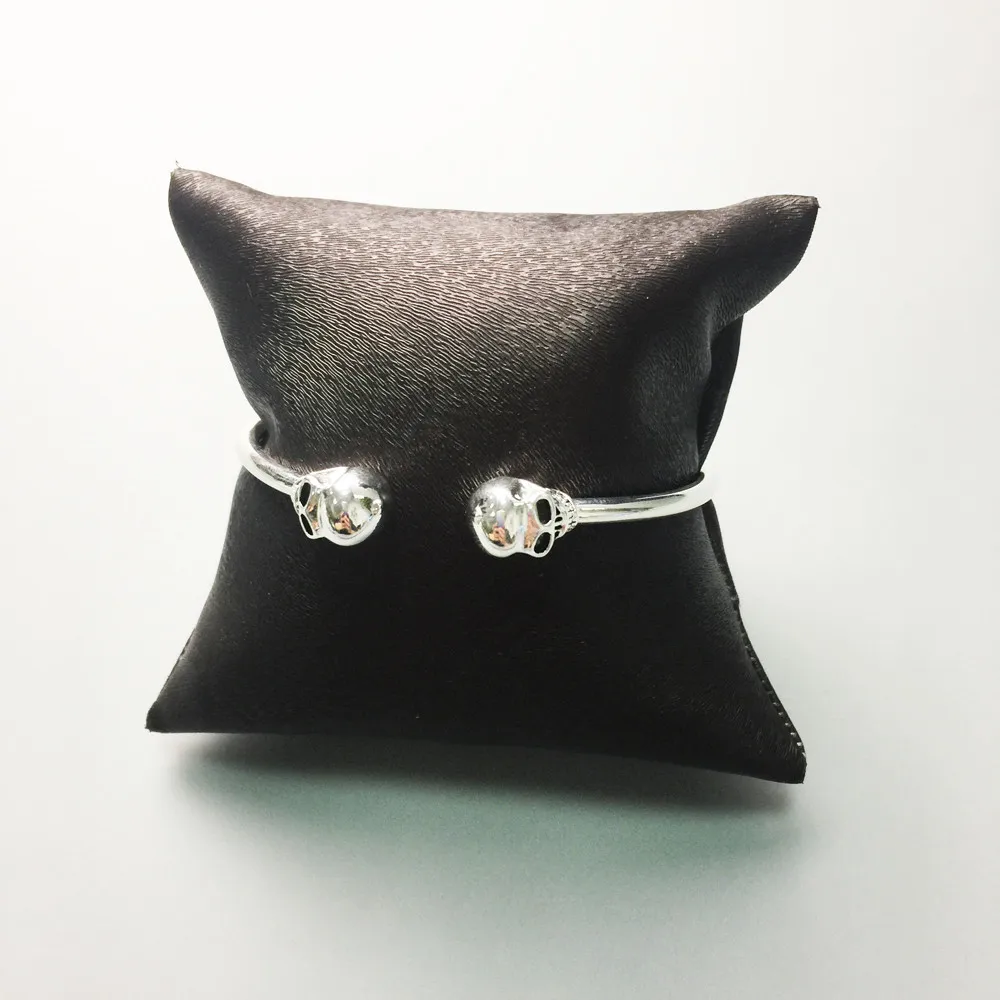 Серебряные браслеты и с черепами бусинами в стиле панк Томаса 2018 ювелирные