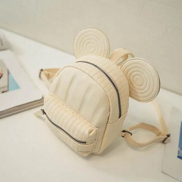 3 цвета в Корейском стиле мультфильм маленький Мышь Для женщин Pu кожаные рюкзаки