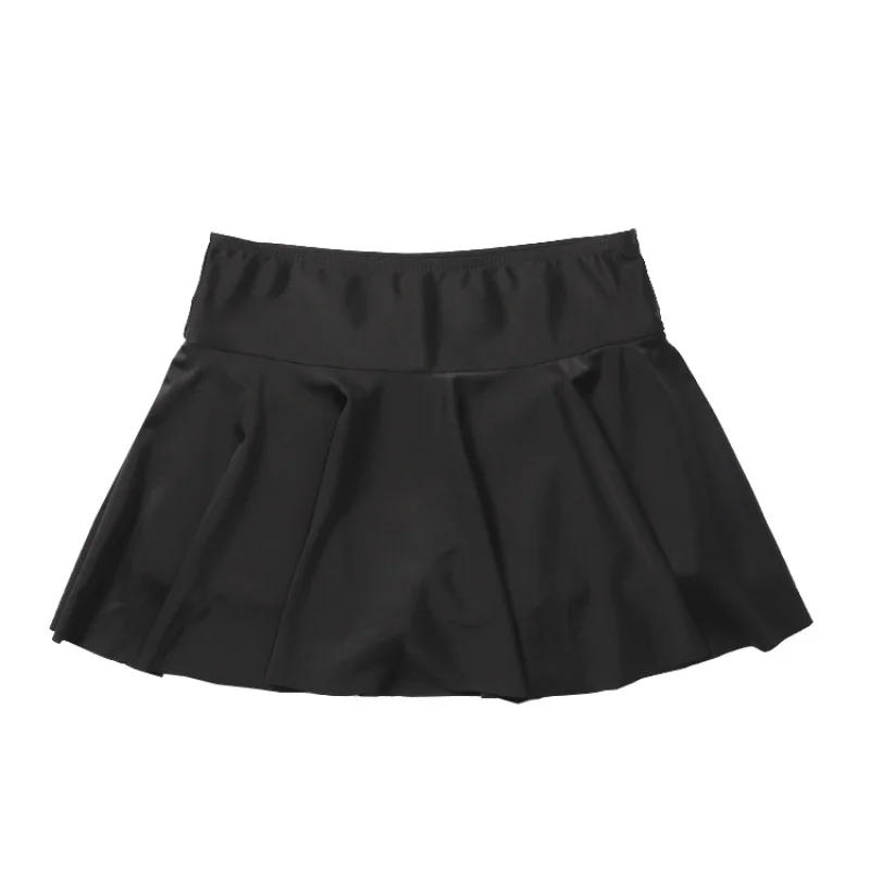 Летние пляжные консервативные юбки для плавания, женский купальник с высокой талией, спортивный дышащий купальник - Цвет: B