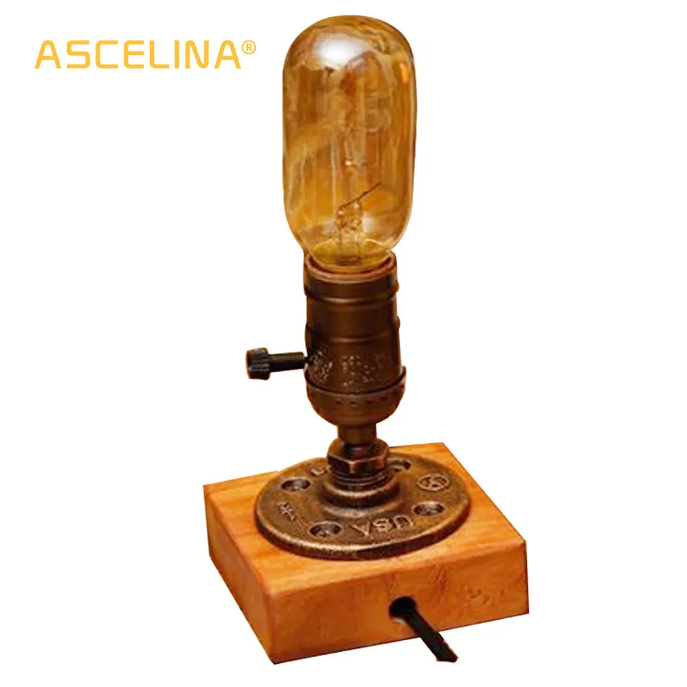 Винтажная настольная лампа в стиле ретро для кофейни 40 Вт 220 В|desk light|desk lamplight desk |