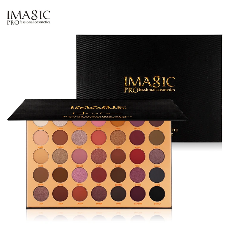 Fashion Women Eye Shadow Palette 35 Colors Long-lasting Matte Eyeshadow Glitter Makeup Nude Set Cosmetics |