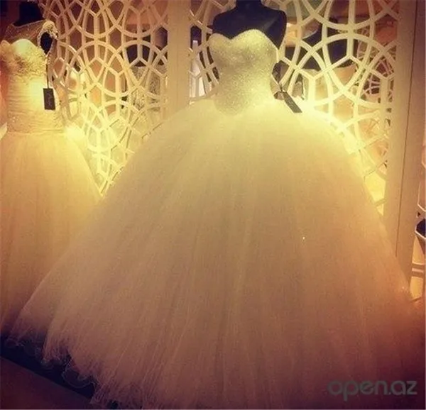 

Ball Gown Wedding Dresses 2019 Hand-Sewn Pearls Bridal Gowns Vestido De Noiva Dubai Arabic Bride gelinlik Sexy Plus Sweetheart