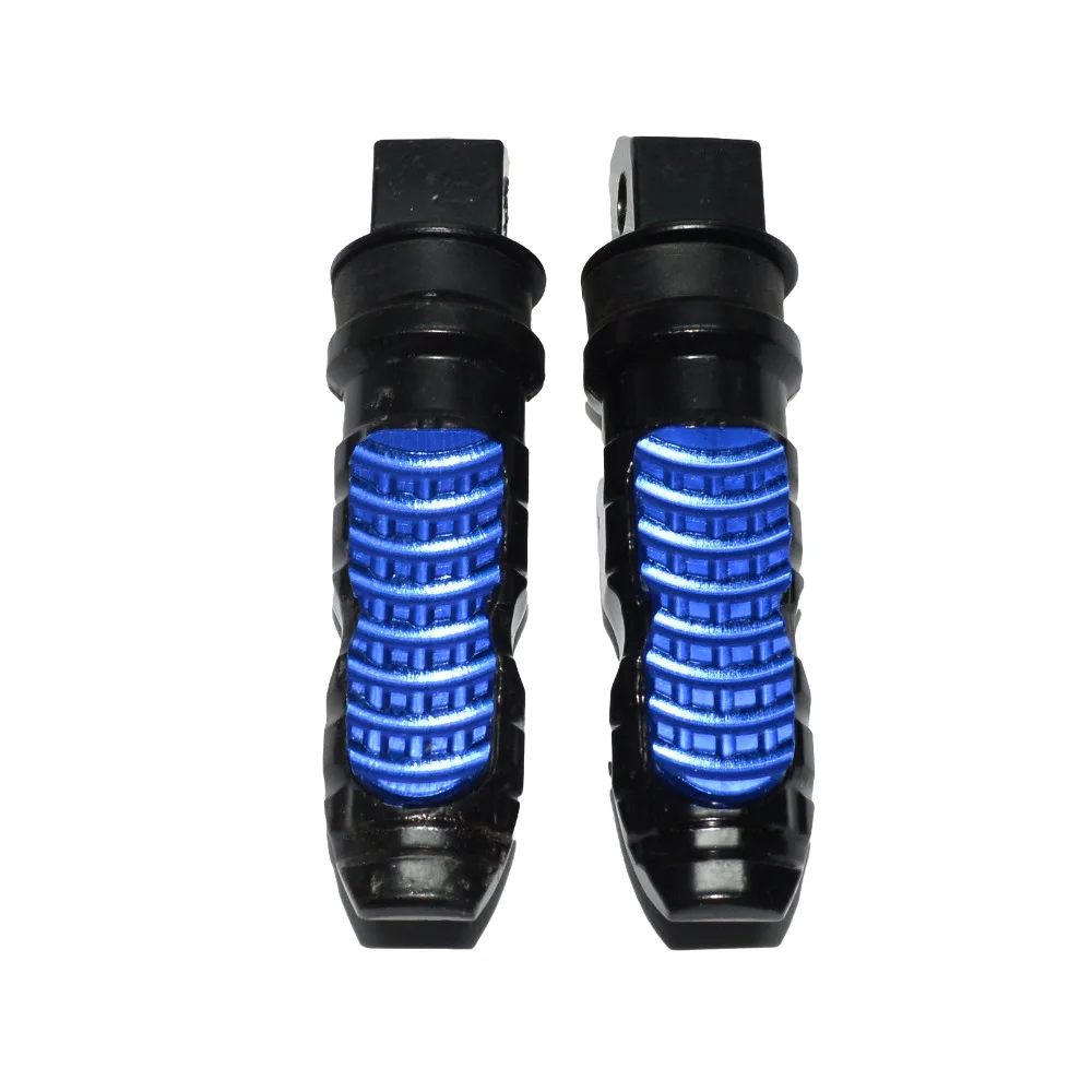 8mm Hole Universal Motorcycle Passenger Rear Foot Pegs Pedal Nonslip Footrest For Kawasaki Ninja ZX10R BMW Suzuki | Автомобили и
