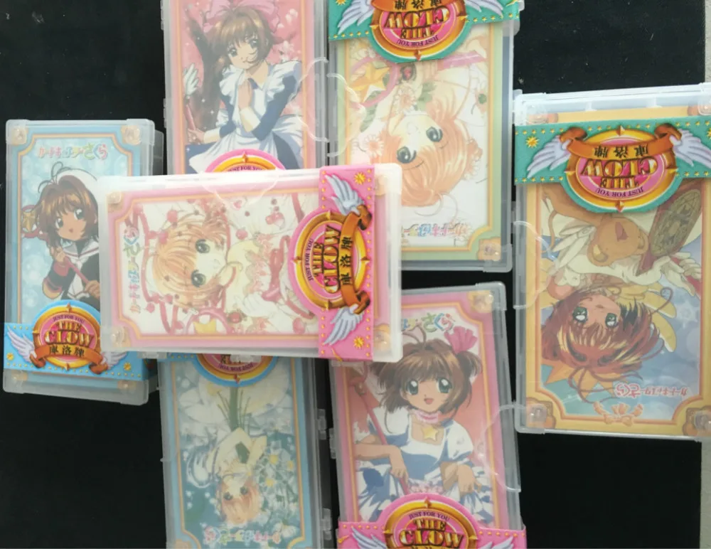 Новинка японское аниме картcaptor карты с Сакурой Sakura card captor Magic Clow игральные Таро