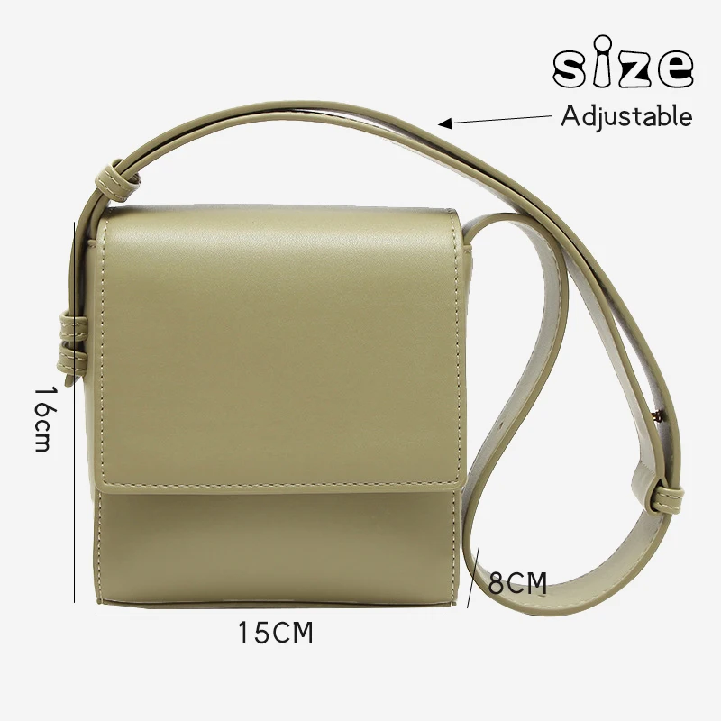 Youda Новая женская маленькая квадратная упаковка Повседневная модная откидная