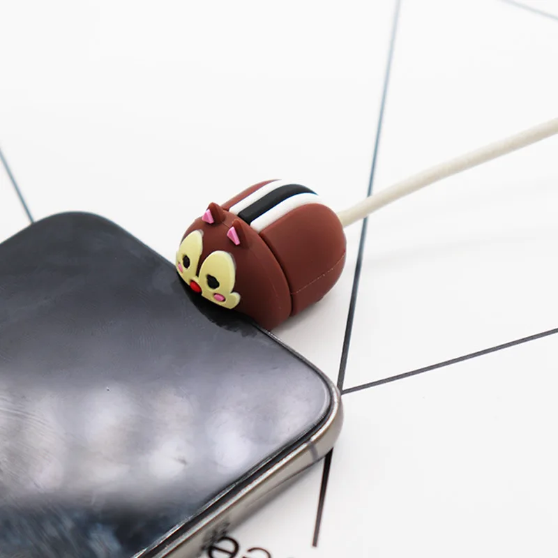 Милая защита кабеля для универсального Android Apple аксессуары Chompers новинка