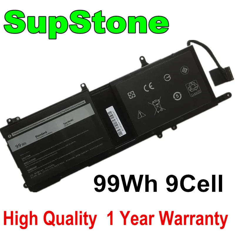 SupStone 99WH Новый 9NJM1 Аккумулятор для ноутбука Dell DELL ALIENWARE 17 R4 15 R3 Tablet 0546FF 44T2R MG2YH HF250