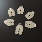 JonStar 20 шт.лот SML лезвия для плавания из нержавеющей стали M, лезвия Shakee, производство лезвий для танцора, сделай сам для джиггинга