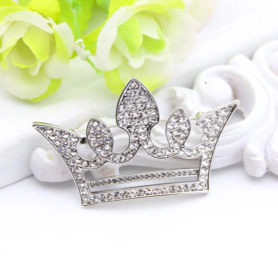 Женская Брошь В Виде Короны с кристаллами|crown brooch pin|women broochescrown |
