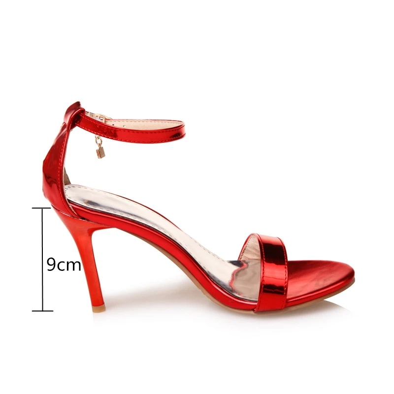 Женские повседневные сандалии Сезон лето 2021 Ремешок на щиколотке Босоножки