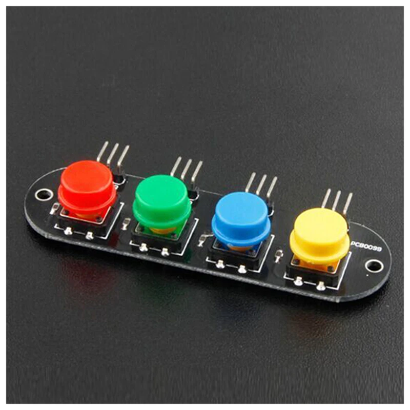 Модуль кнопок 4 цвета 4-bit большая кнопка модуль для Arduino электронные строительные