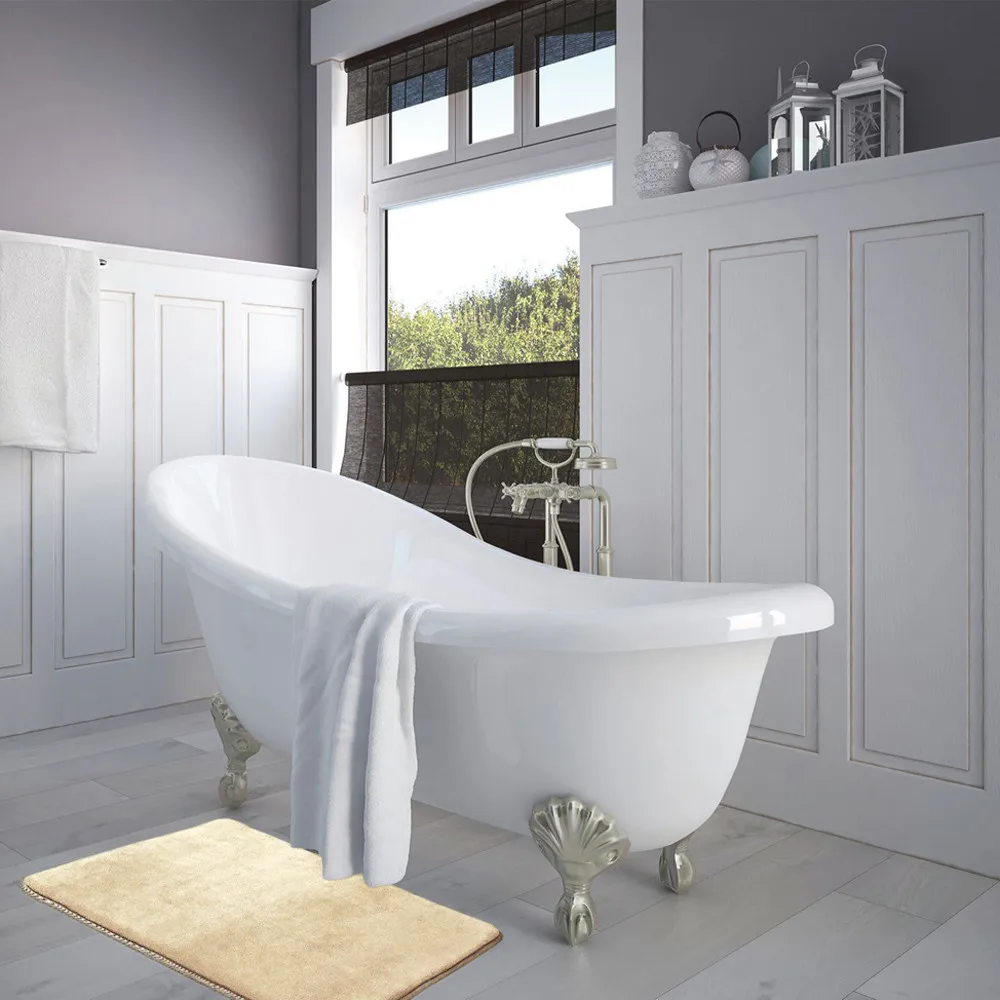 4 цвета пенопластовый коврик для ванной нескользящий душа роскошный впитывающий