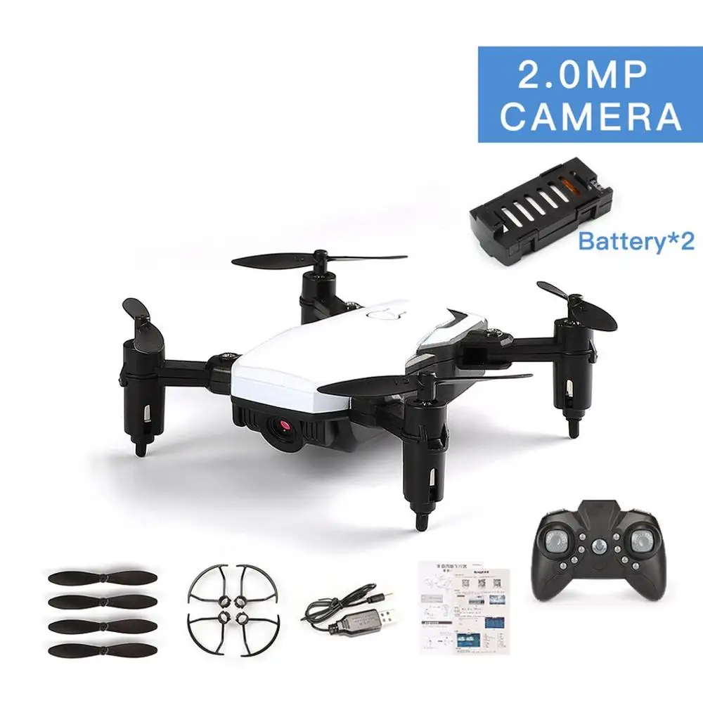 LF606 Квадрокоптер мини-Дрон с камерой 720P FPV Профессиональная HD Складная камера дроны высота удержания детей ChristmsToy - Цвет: 720P White 2 Battery